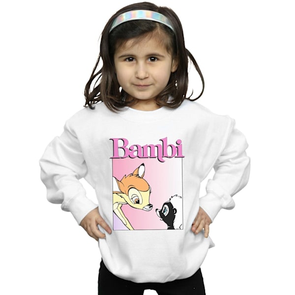 Disney Girls Bambi Nice To Meet You Sweatshirt 12-13 År Vit White 12-13 Years