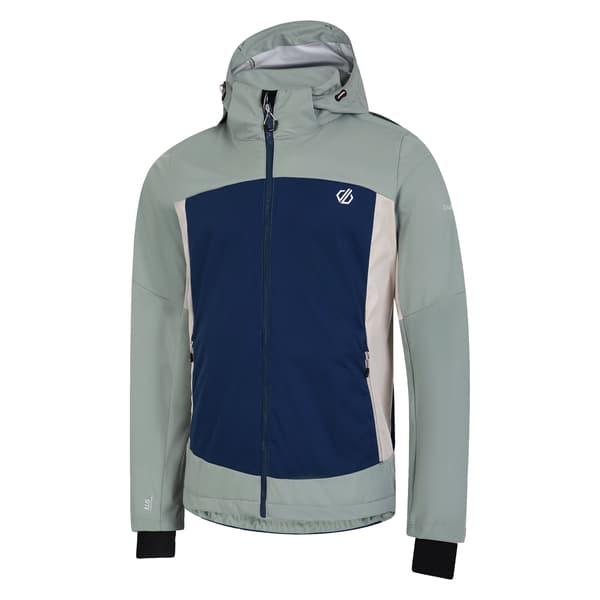 Dare 2B Herr Mountaineer Soft Shell Jacka 3XL Moonlight Denim/ Moonlight Denim/Lilypad Green 3XL