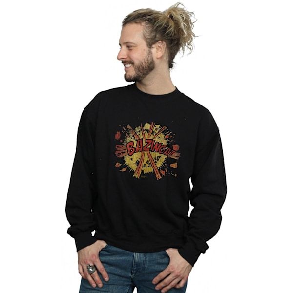 The Big Bang Theory Herr Bazinga Explosion Sweatshirt 3XL Svart Black 3XL