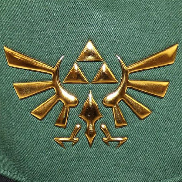 Legend Of Zelda Hyrule Logotyp Snapback Cap One Size Grön Green One Size