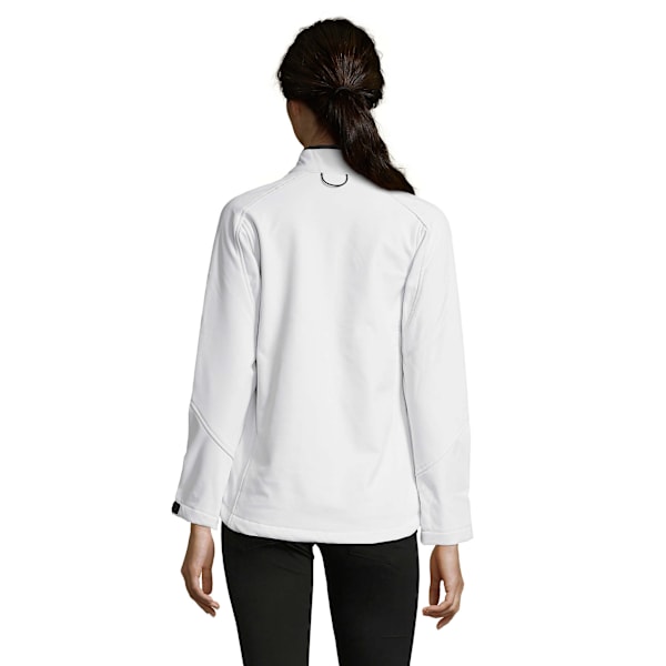 SOLS Dam/Damer Roxy Soft Shell Jacka (Andningsbar, Vindtät Och Vattenavvisande) White L
