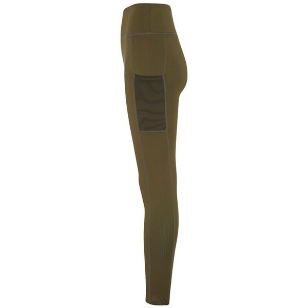 TriDri Kvinnor/Dam Performance Compression Leggings M Olive G Olive Green M