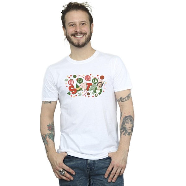Elf Herr Santa Fa La La T-shirt XL Vit White XL
