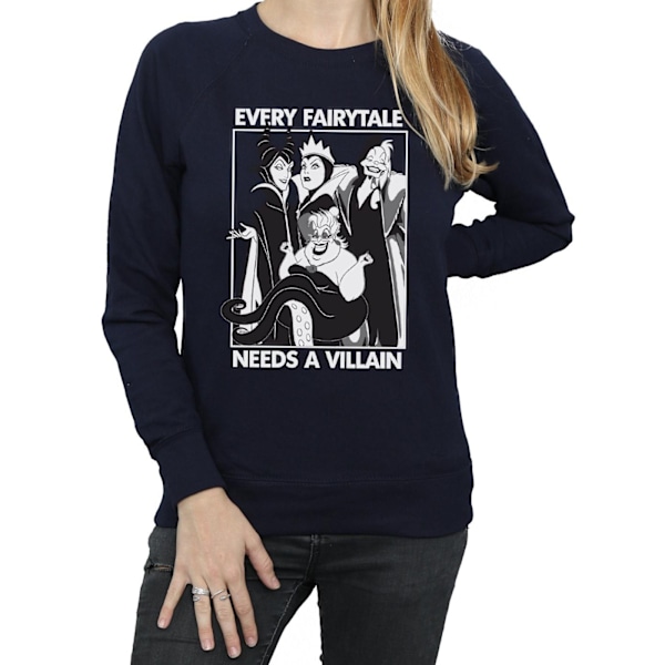 Disney Princess Dam/Damer Varje Saga Behöver En Skurk Navy Blue XL