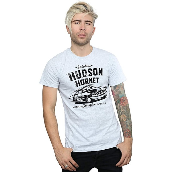 Cars Herr Hudson Hornet T-shirt L Sports Grey Sports Grey L