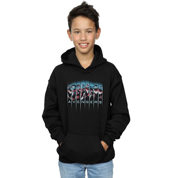 Marvel Boys Avengers Endgame Team Tech Assemble Hoodie 5-6 år Black 5-6 Years