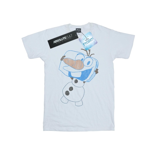 Disney Boys Frozen Olaf Ice Cube T-shirt 5-6 år Vit White 5-6 Years