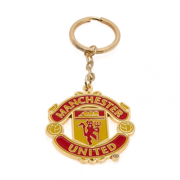 Manchester United FC Nyckelring One Size Gul/Röd Yellow/Red One Size