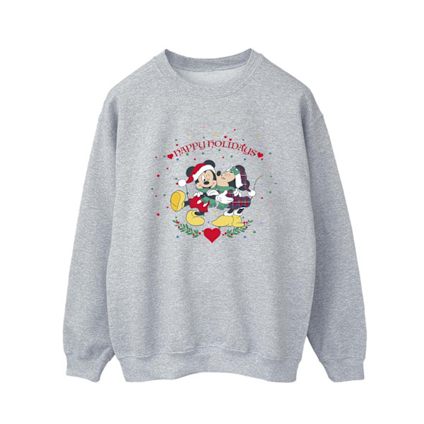 Disney Herr Mickey Mouse Mickey Minnie Jul Sweatshirt 4XL Sports Grey 4XL