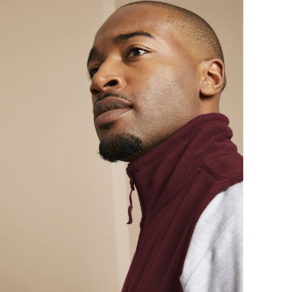 Russel Fleece Gilet Jacka / Bodywarmer XS Burgundy Burgundy XS