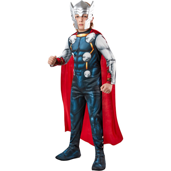 Marvel Avengers Barn/Barn Thor Kostym L Röd/Blå/Silver Red/Blue/Silver L