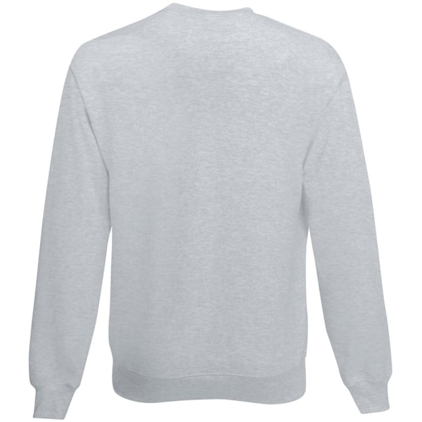 Fruit Of The Loom Herr Set-In Belcoro® Garn Sweatshirt 4XL Värme Heather Grey 4XL