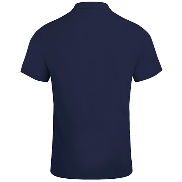 Canterbury Mens Waimak Kortärmad Pique Poloshirt XXL Marinblå Navy XXL