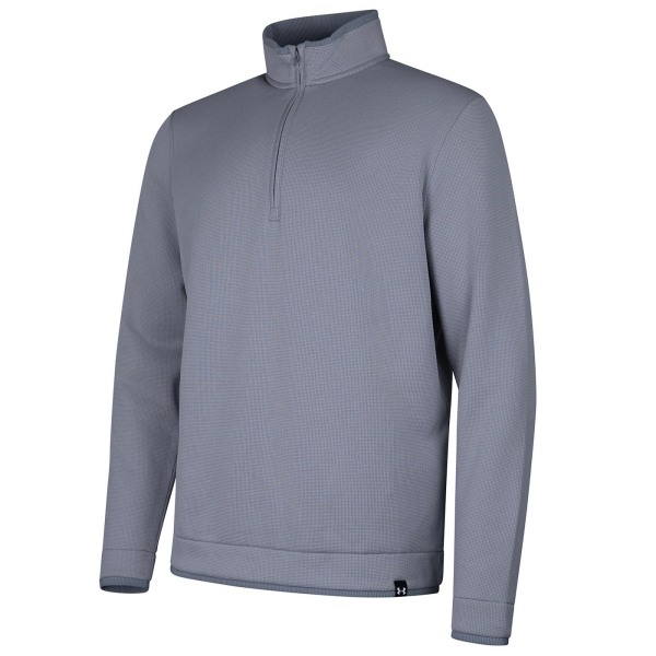 Under Armour Herr Quarter Zip Fleece Top XL Stål Steel XL