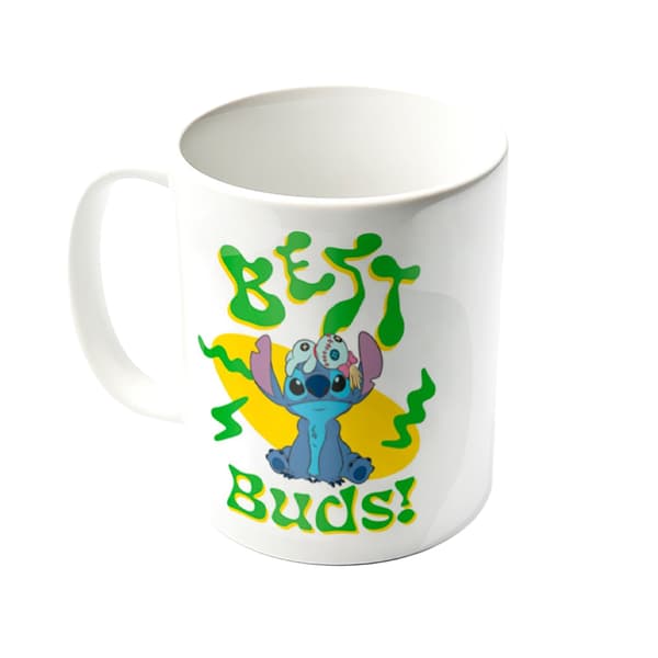 Lilo & Stitch Stitch & Scrump Mugg En Storlek Vit White One Size
