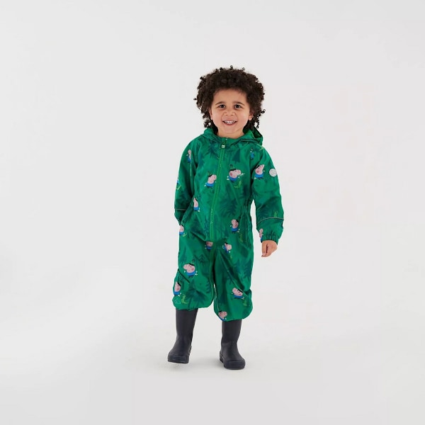 Regatta Barn/Barn Greta Gris Dinosaurie Snödräkt 2-3 År Je Jellybean Green 2-3 Years