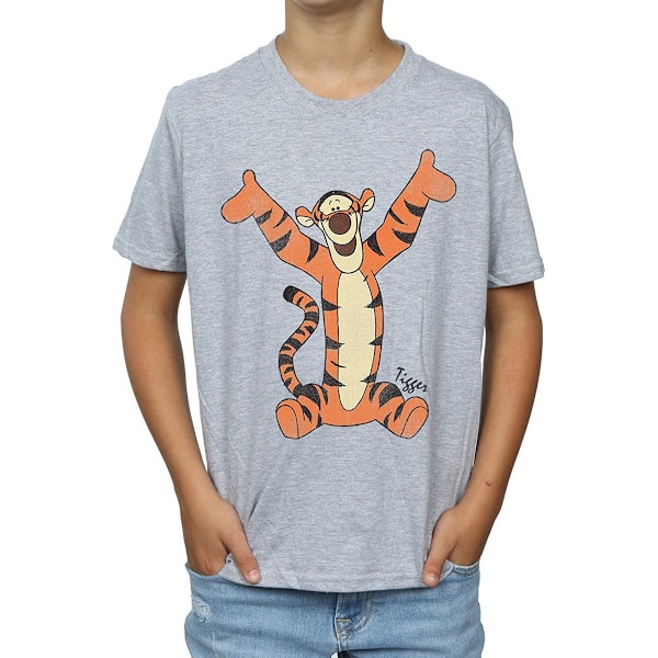 Winnie the Pooh Boys Tigger T-Shirt 5-6 år Sports Grey Sports Grey 5-6 Years