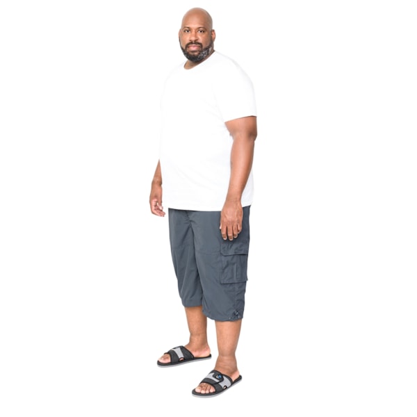 Duke Herr T-shirt med rund hals, storlek Kingsize, D555 Flyers, 6XL, Vit White 6XL