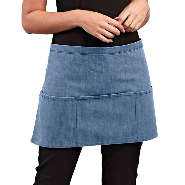 Premier Dam/Kvinnors Färger 3 Fickor Förkläde / Arbetskläder En Storlek Blue Denim One Size