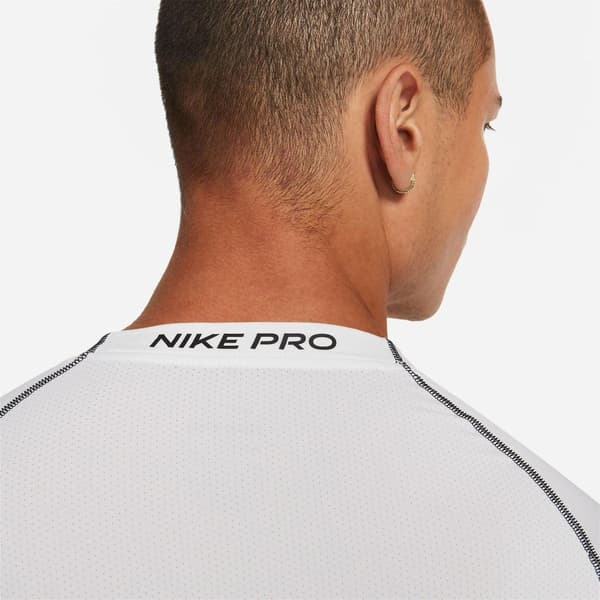 Nike Herr Pro Core Långärmad T-shirt XL Vit White XL
