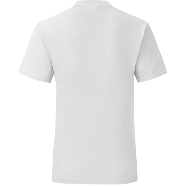 Fruit Of The Loom Iconic T-shirt för män 4XL Vit White 4XL