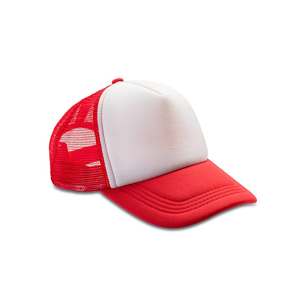 Result Core Half Mesh Truckers Cap One Size Röd/Vit Red/White One Size