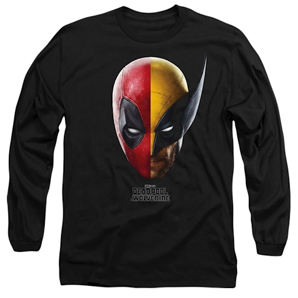 Deadpool & Wolverine Unisex Vuxen Deadpool & Wolverine Porträtt Black L