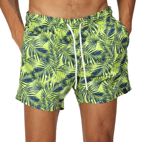 Regatta Loras badshorts med palmmönster XXL Sharp Green Sharp Green XXL