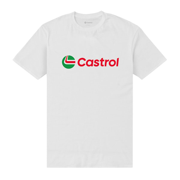 Castrol Unisex Vuxen Lock Up T-Shirt S Vit White S