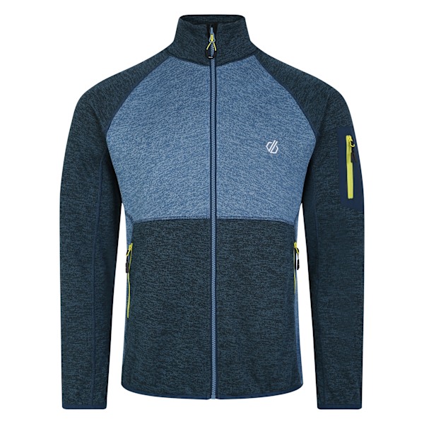Dare 2B Torrek Fleece Top för män M Moonlight Denim/Neon Spring Moonlight Denim/Neon Spring M