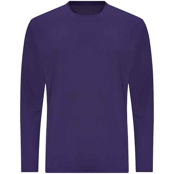 AWDis Just Cool Herr Långärmad Cool Sports Performance Plain Purple M