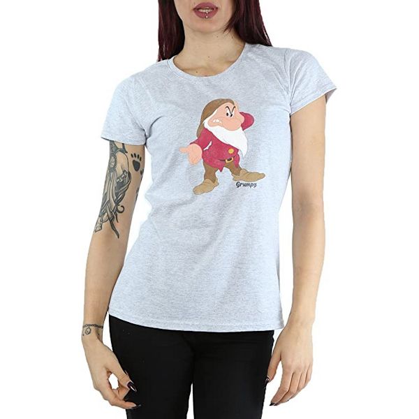 Snövit och de sju dvärgarna Dam/Dam Classic Grumpy He Heather Grey M