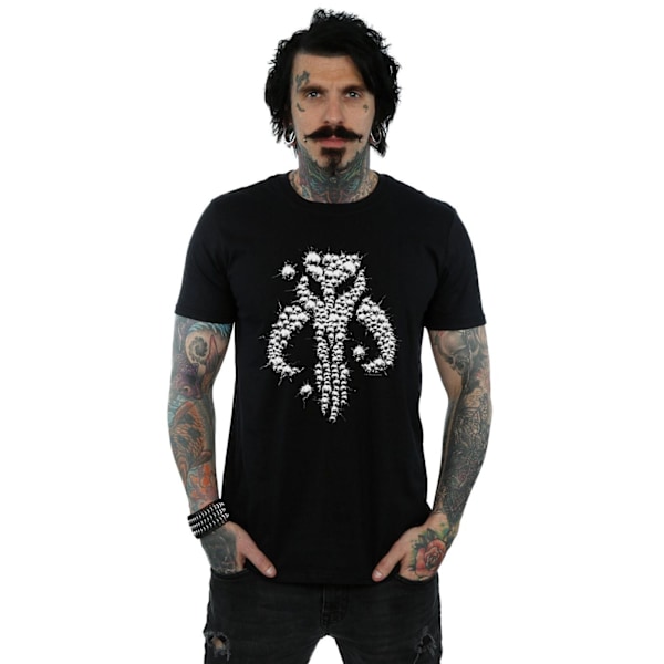 Star Wars The Mandalorian Blaster Skull T-shirt S Svart Black S