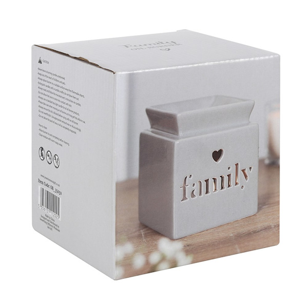 Something Different Family Cut Out Oljebrännare En Storlek Ljus Grå Light Grey One Size