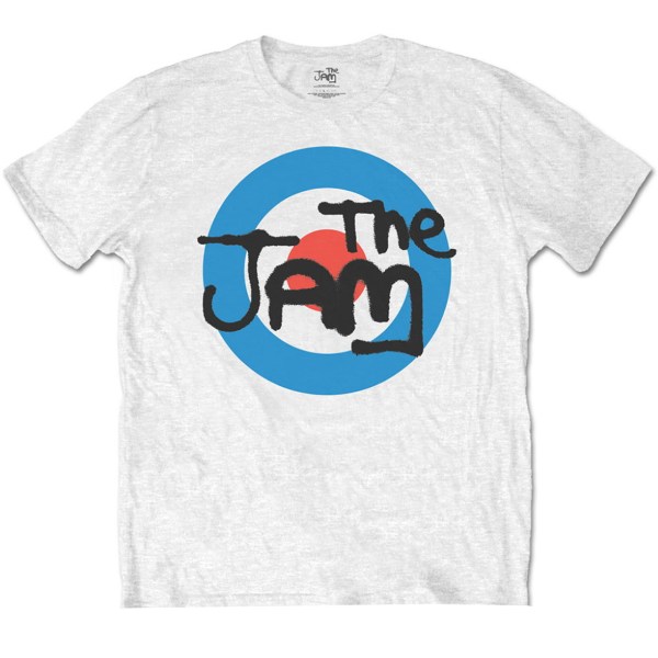 The Jam Childrens/Kids Target Logo T-Shirt 3-4 Years White White 3-4 Years