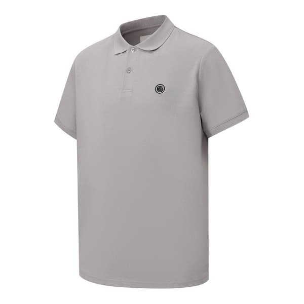 Pretty Green Pikétröja i bomull för män S Mörkgrå Dark Grey S