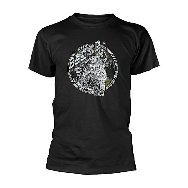 Bad Company Unisex Vuxen Varg Bomull T-shirt S Svart Black S