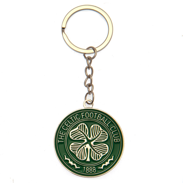 Celtic FC Antique Green Crest Nyckelring One Size Grön Green One Size