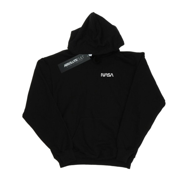 NASA Dam/Kvinnor Modern Logo Bröst Hoodie M Svart Black M