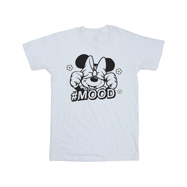 Disney Girls Minnie Mouse Mood Bomull T-shirt 3-4 år Vit White 3-4 Years