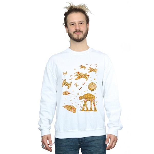 Star Wars Herr Gingerbread Battle Sweatshirt S Vit White S