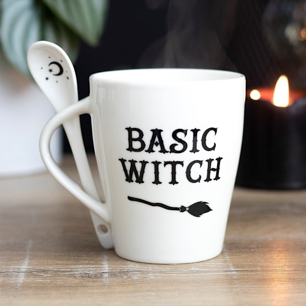 Something Different Basic Witch Keramisk Mugg Set En Storlek Vit White One Size