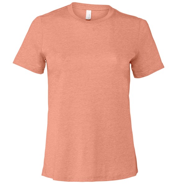 Bella + Canvas Dam/Dam Heather Jersey Relaxed Fit T-shirt Sunset L