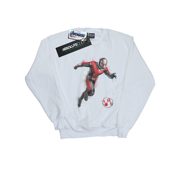 Marvel Girls Avengers Endgame Målad Ant-Man Sweatshirt 12-13 White 12-13 Years