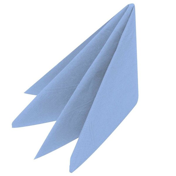 UDL 2-lagers servetter (förpackning om 125) En storlek himmelsblå Sky Blue One Size