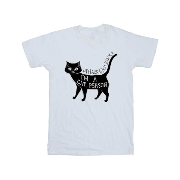 Disney Girls Hocus Pocus A Cat Person Bomull T-shirt 7-8 år White 7-8 Years