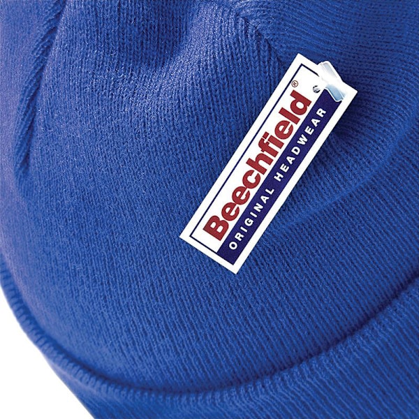 Beechfield Unisex Junior Kids Knitted Soft Touch Vinterhatt En Bright Royal One Size