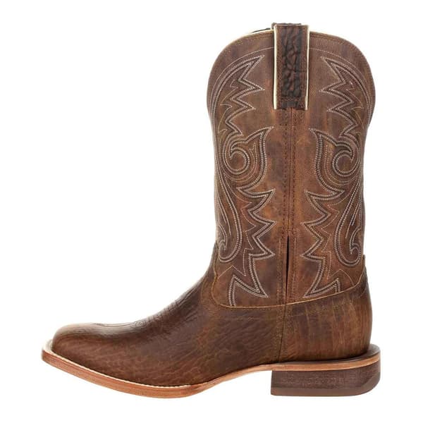 Durango Arena Pro Cowboy Boots för män, fullnarvläder, 9 UK Wor Worn Saddle 9 UK