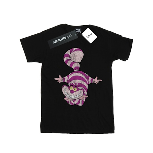 Disney Herr Alice In Wonderland Cheshire Cat Upside Down T-Shir Black XL