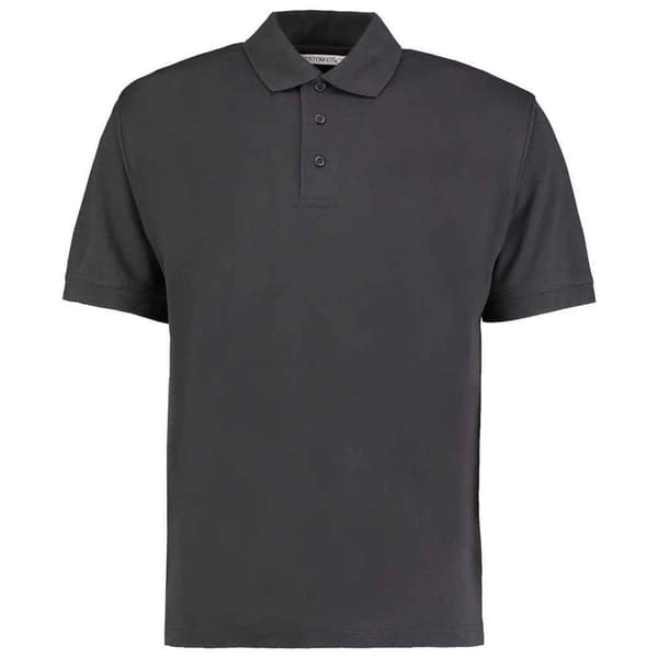 Kustom Kit Herr Klassisk Pikétröja L Grafit Graphite L